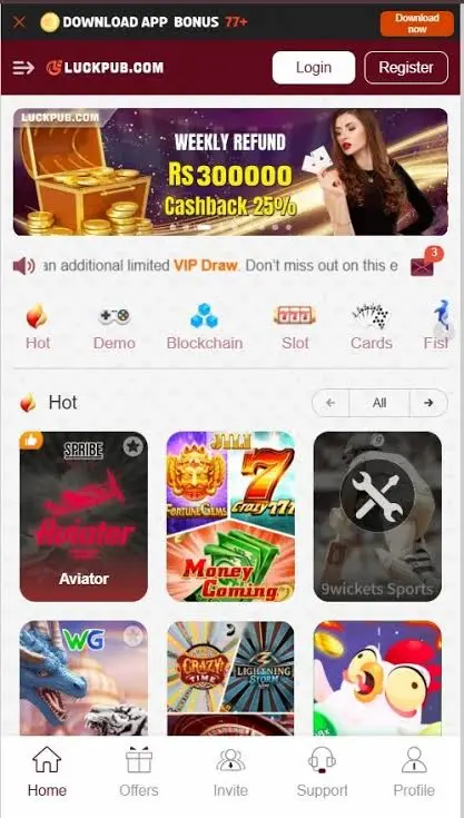 Luck Pub Game APP
