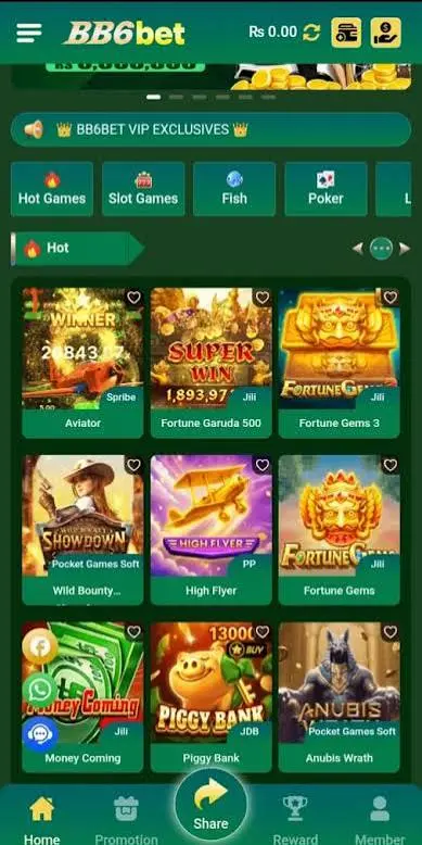 BB6 Bet Game APP